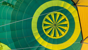 heissluftballon von innen